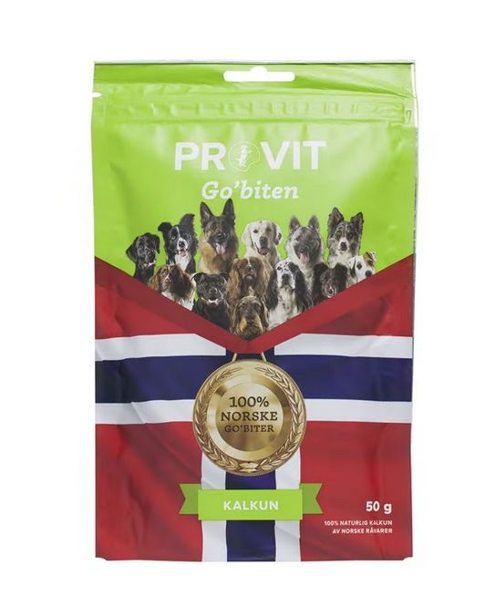 Hovedbilde Go`biten frysetørket kalkun - 50g