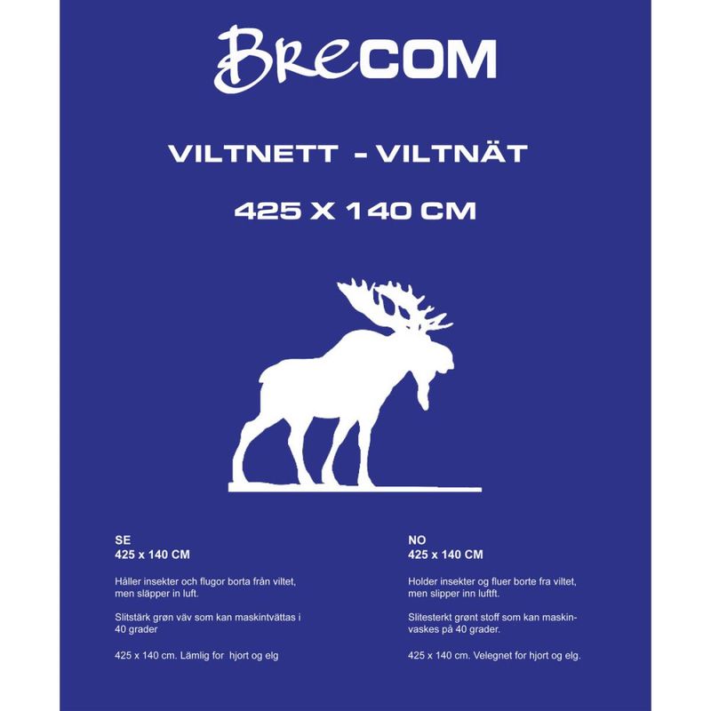 Viltnett elg - 425x140cm